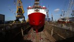 HMS Protector undergoing revamp in a dry dock in Middlesbrough 210920 CREDIT MOD .jpg